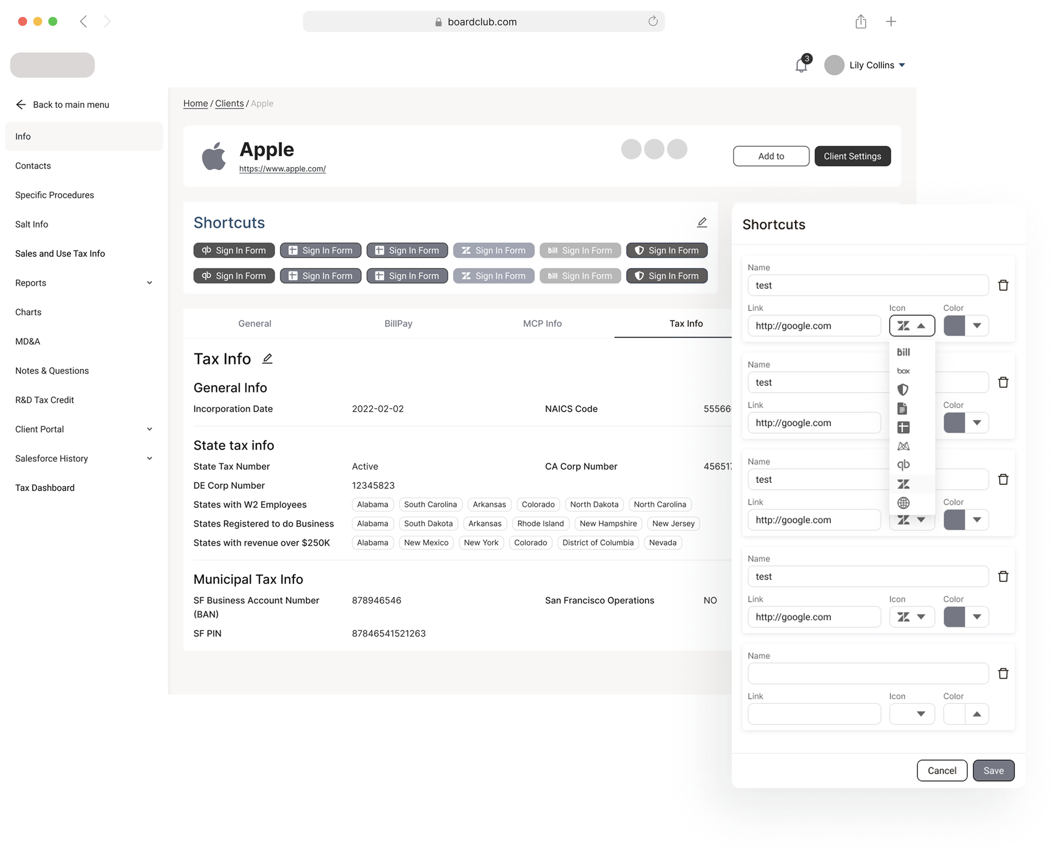 Online platform for accounting outsourcing company-preview